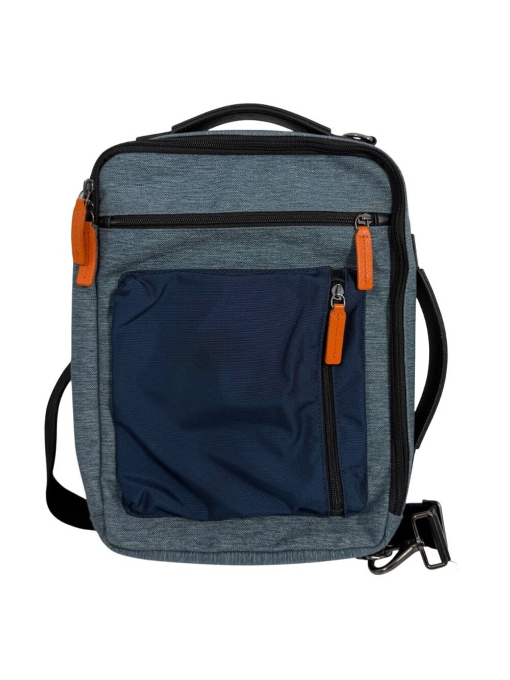 The Fossil Buckner Fabric Small Convertible Travel Backpack Blue(s) Canvas